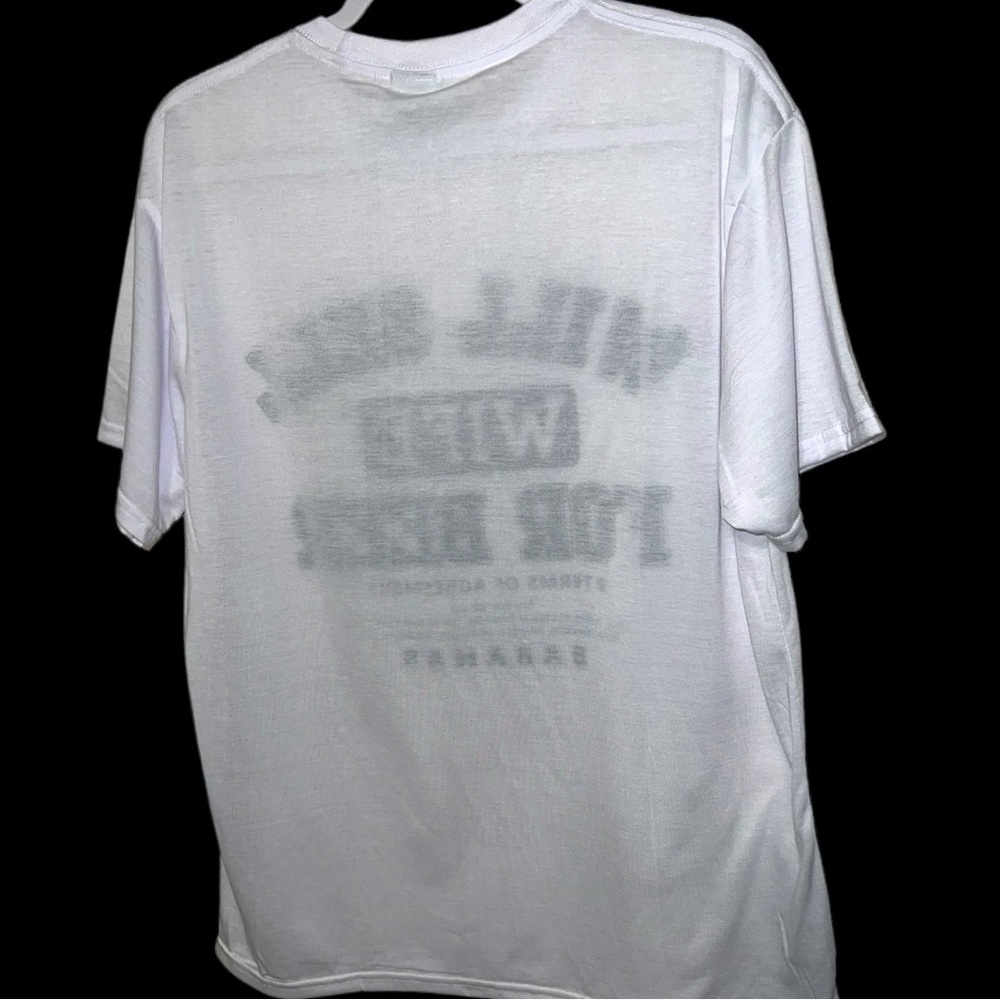 Banana Bay White Graphic mens T-Shirt. Something for him! - Picture 4 of 6
